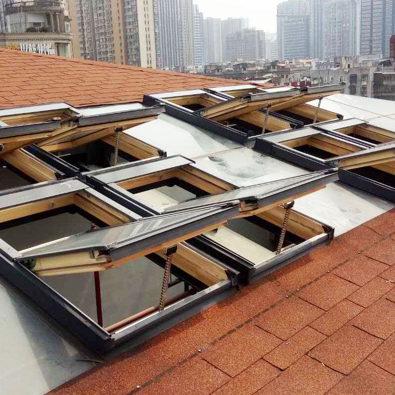 甲级乙级不锈钢制防火窗消防联动拍烟窗防火窗侧壁屋顶自动排烟窗